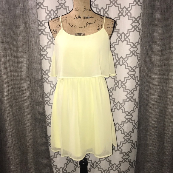 pastel yellow sundress